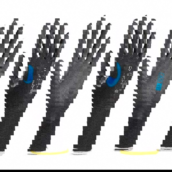 Cut, Puncture & Abrasive-Resistant Gloves: Size L, ANSI Cut A5, ANSI Puncture 1, Nitrile, HPPE